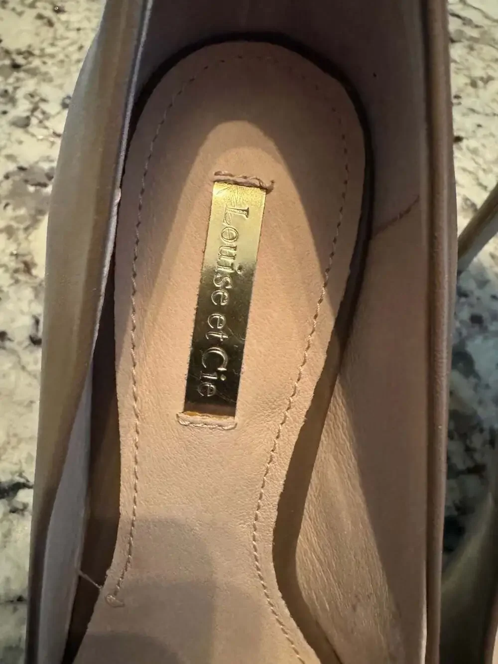 Louise et Cie Brown Leather Stiletto Pumps